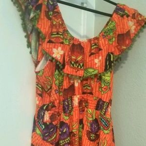 Sourpuss Monster Tiki Dress